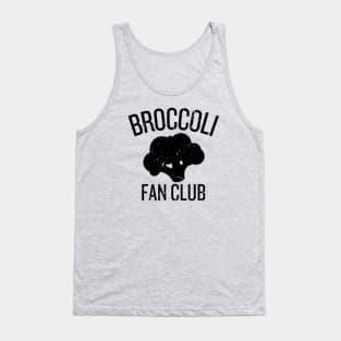 Broccoli Fan Club Black Tank Top